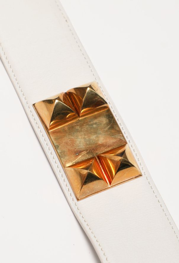 Hermès 1987 'Collier de Chien' Gulliver Leather Belt - 11