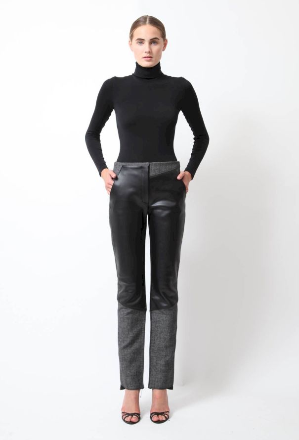 Balenciaga F/W 2011 Faux Leather Trousers - 3