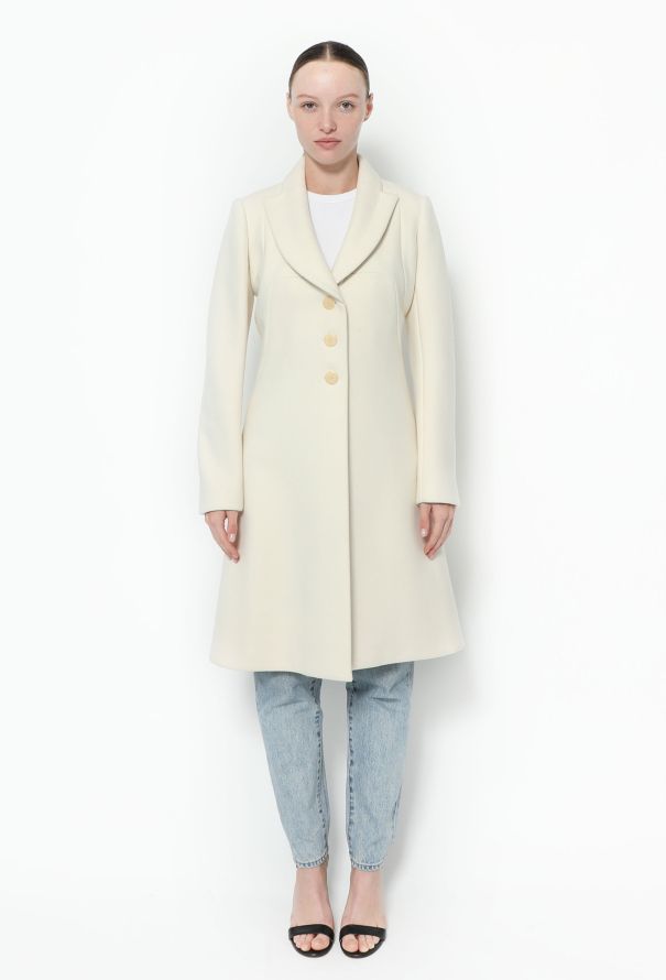 Alaïa Flared Wool Coat - 1