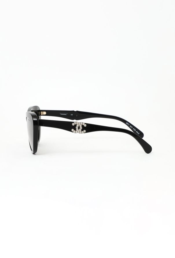 Chanel Embellished 'CC' Butterfly Sunglasses - 5