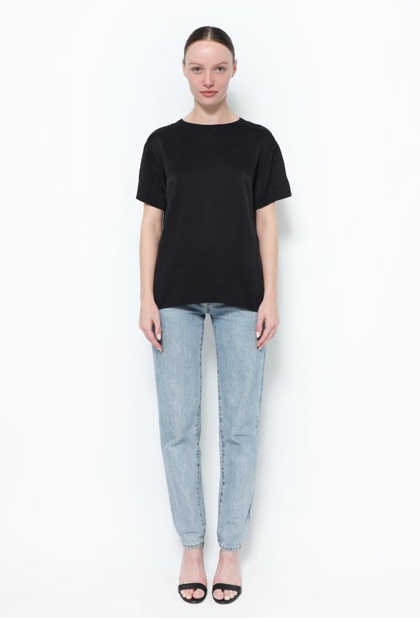 Céline Crepe Blouse in Black – 2011 - 2