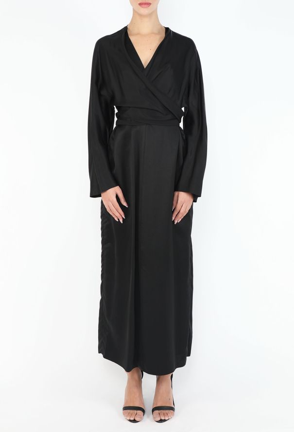 The Row 2020 Clementine Charmeuse Wrap Dress - 4