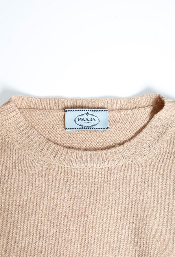 Prada Classic Camel Knit Jumper - 4