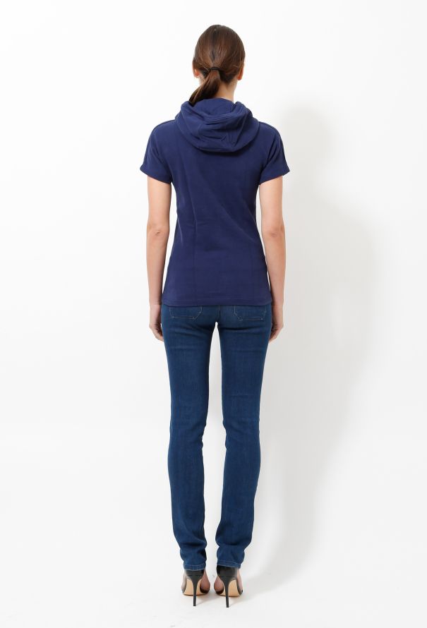 Balenciaga Spring 2012 Hooded Graphic Top - 4