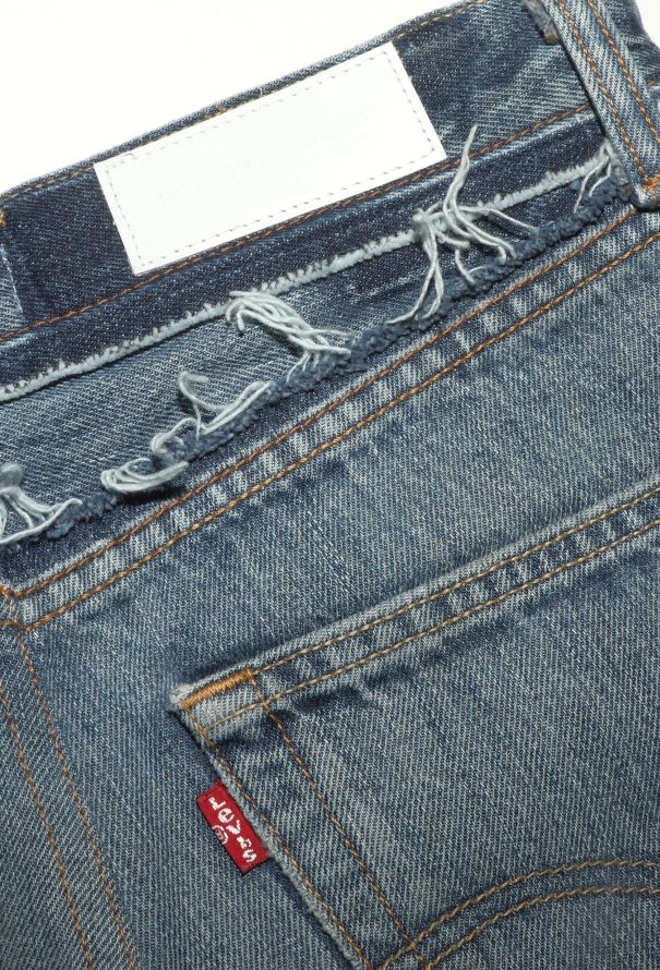 Levi's x Re/Done Distressed Cropped Jeans - 6