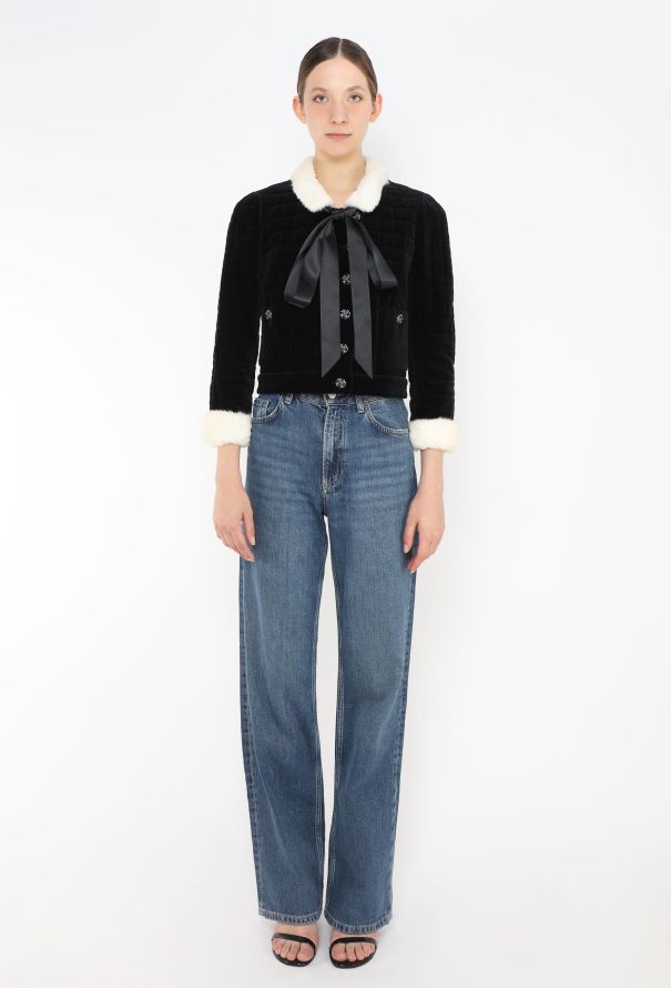 Chanel Pre-Fall 2006 Paris-New York Hermine Fur Gripoix Jacket - 2