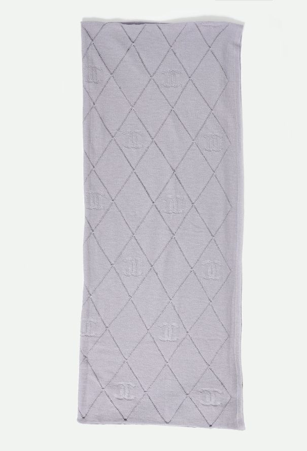 Chanel Cashmere 'CC' Knit Scarf - 3