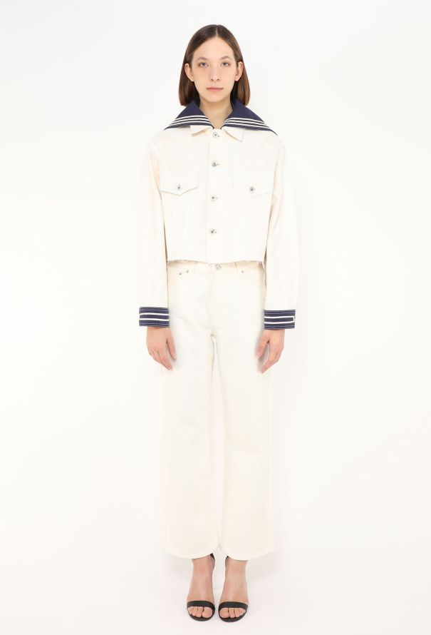 Miu Miu 2025 x Catherine Martin Upcycled Sailor Jacket - 4