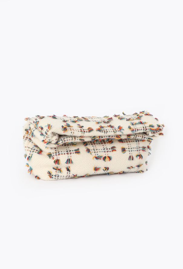 Gabriela Hearst Phoebe Fold-Over Cashmere Clutch - 2