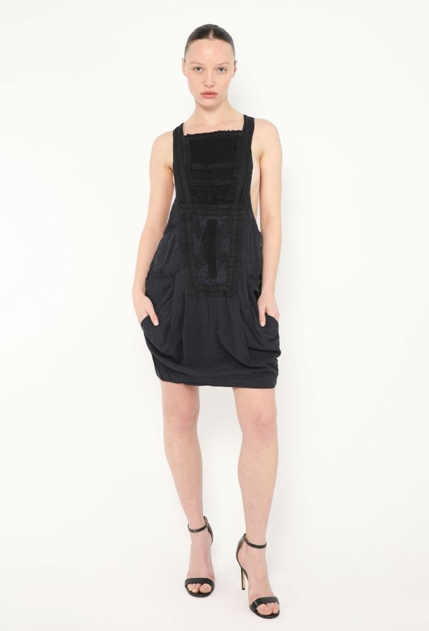 Balenciaga ICONIC S/S 2002 Le Dix Ruched Cargo Dress - 1