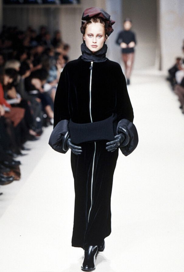Jean Paul Gaultier Velvet Zip Gown, F/W 1999 - 2