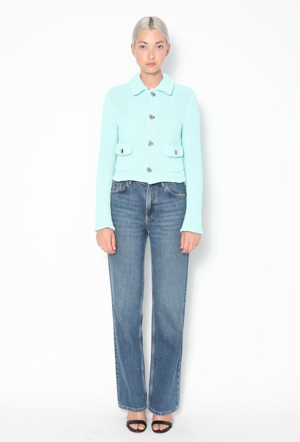 Bottega Veneta S/S 2021 Cropped Knit Jacket - 4