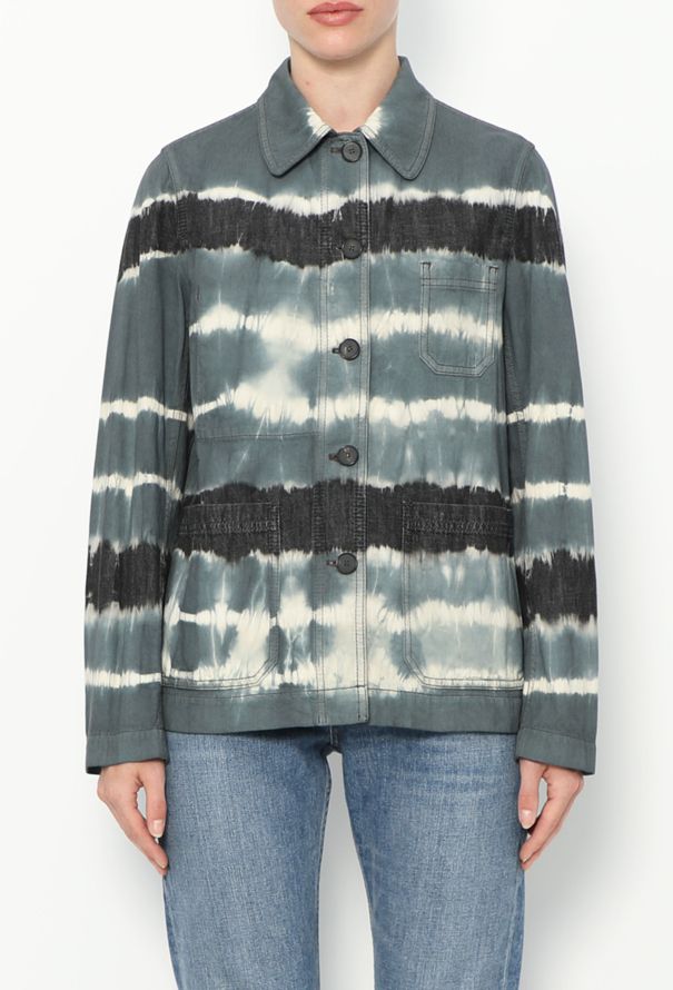 Dior S/S 2021 Tie Dye Denim Overshirt - 1