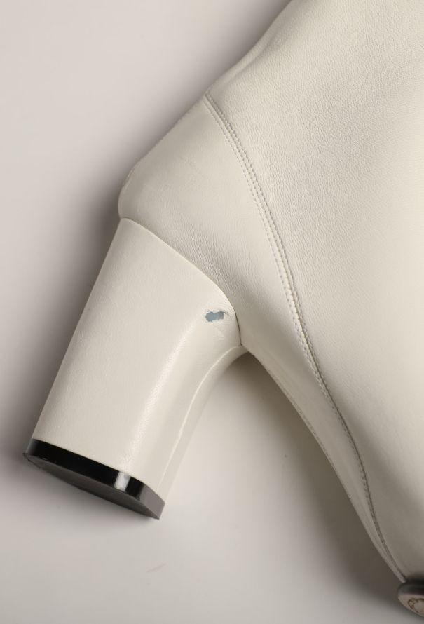 Céline Leather Ankle Boots - 10