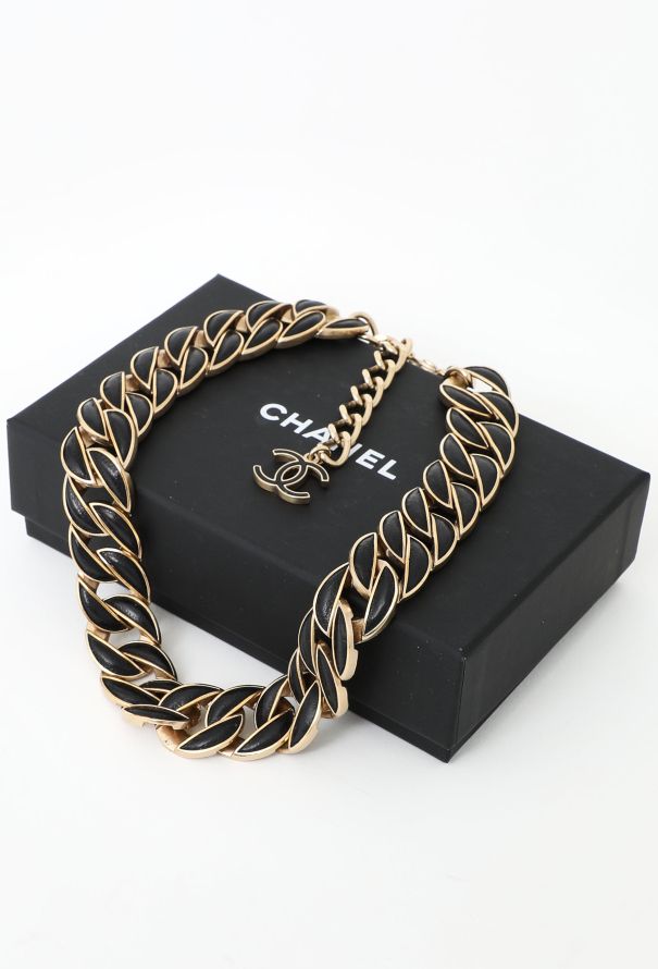 Chanel 2012 Lacquered Chainlink Necklace - 1