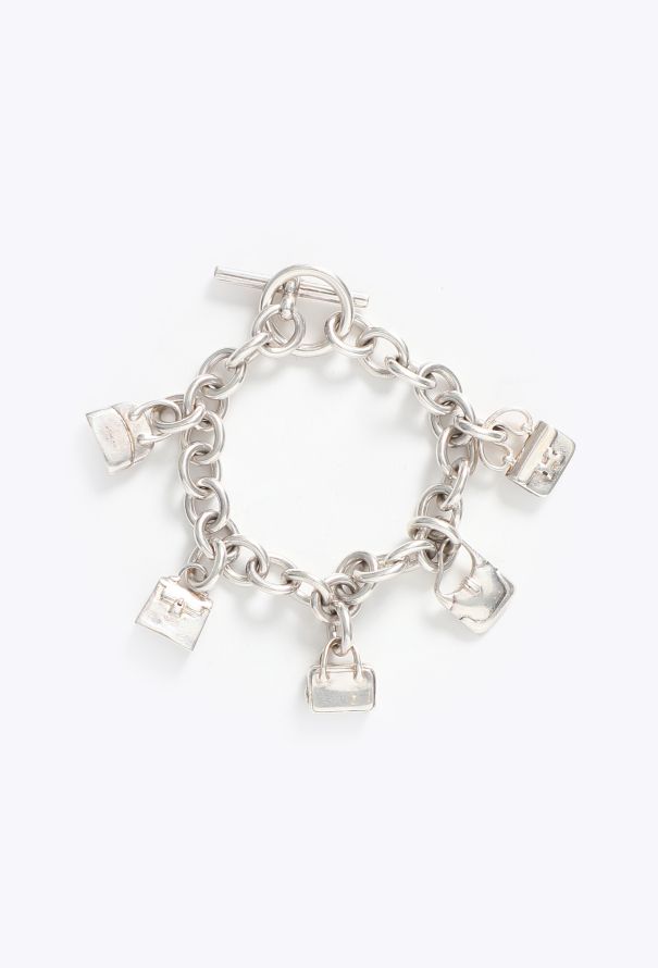 Hermès Vintage 'La Rond de Sacs' Silver Bracelet - 1