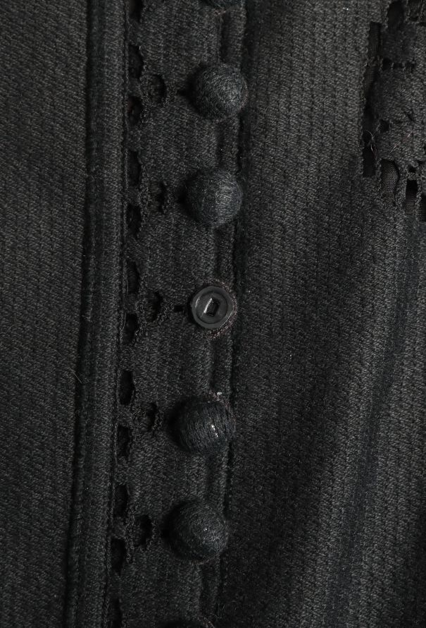 Valentino S/S 2012 Crochet Lace Dress Black - 13
