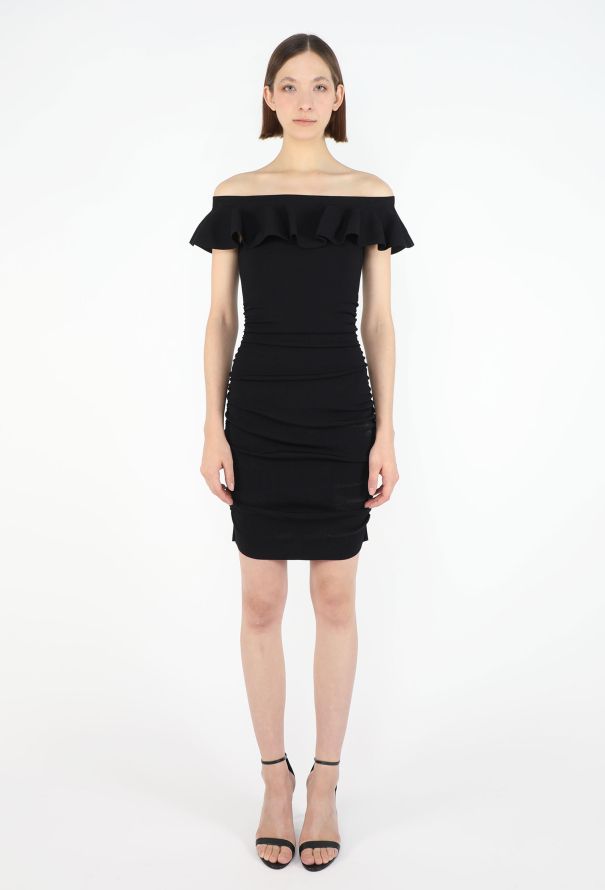 Céline 2024 Off-Shoulder Ruched Dress - 3