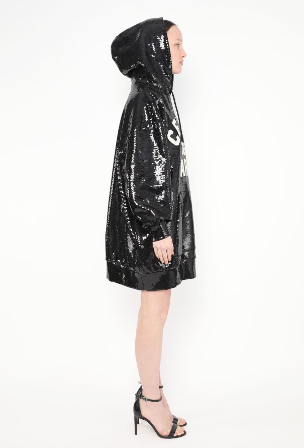 Céline 2022 Iridescent Sequin Varsity Hoodie - 2
