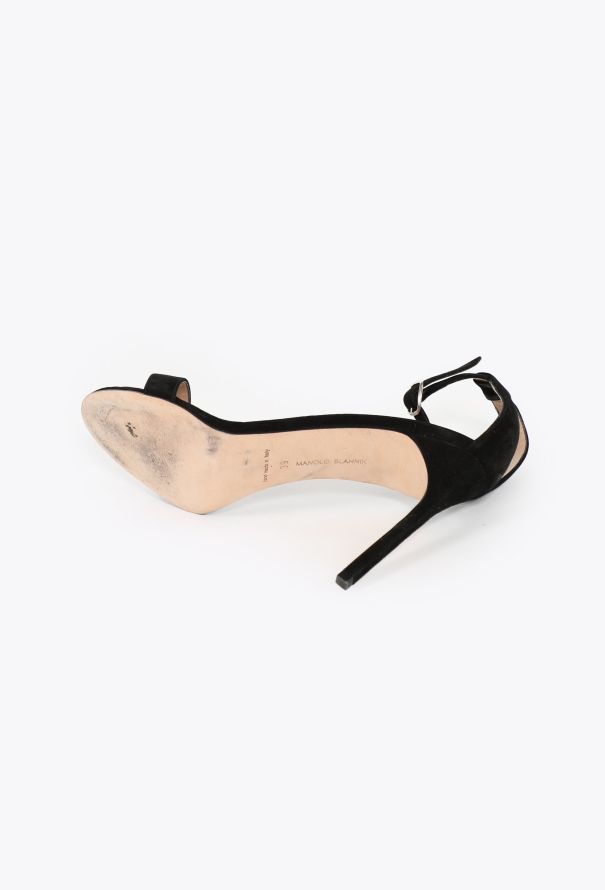 Manolo Blahnik 2023 Suede Chaos Sandals - 5