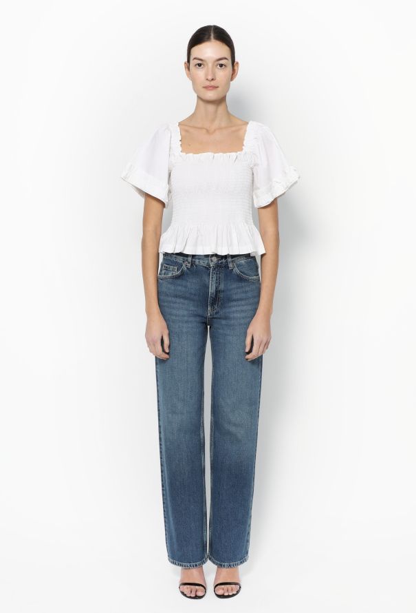 Molly Goddard 2019 Ruched Cotton Top - 2