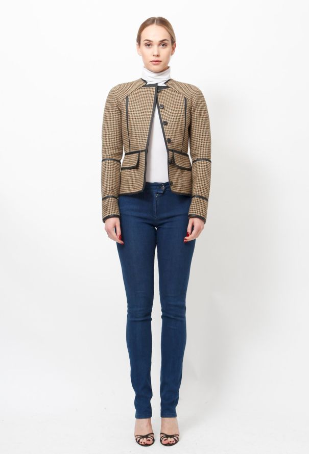 Balenciaga 2008 Houndstooth Print Jacket - 3