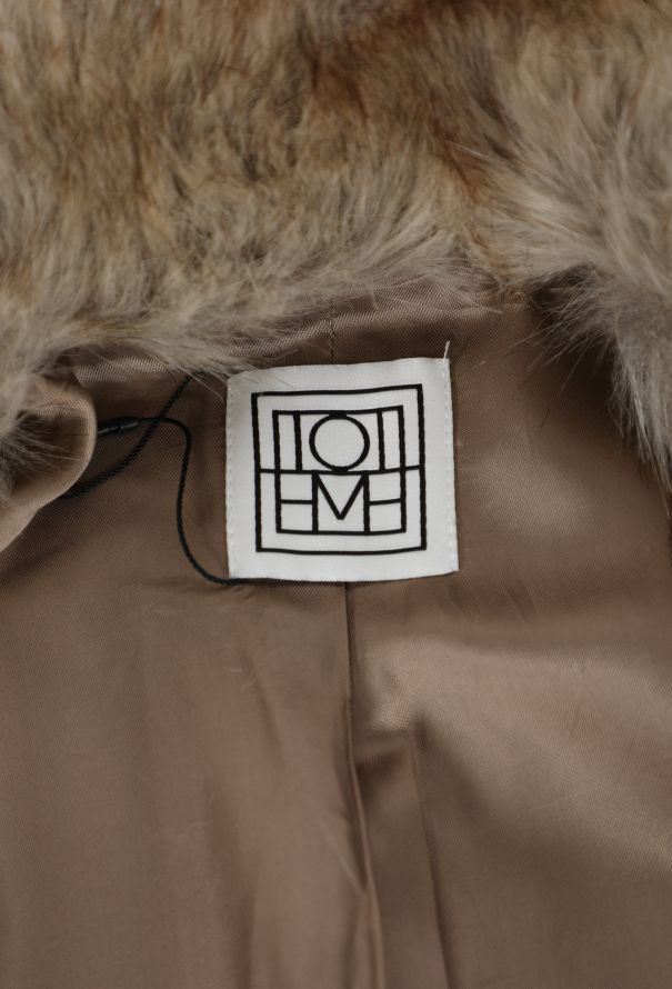 Toteme F/W 2023 Faux Fur Cocoon Coat - 7