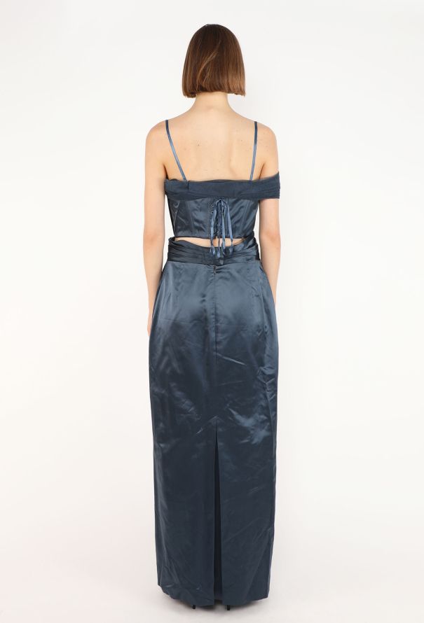 Chloé Silk Charmeuse Corset Ensemble, 1990s - 6