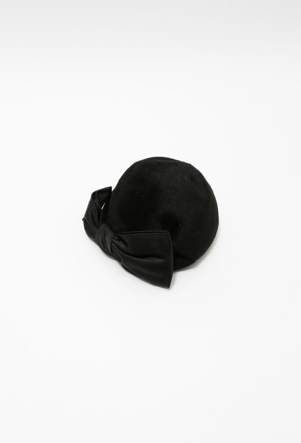 Schiaparelli Fur Bow Hat - 7
