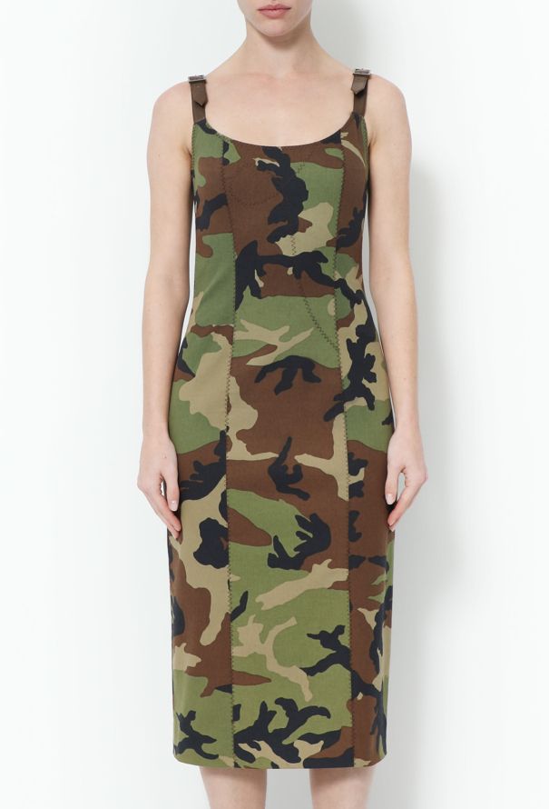 Dior Iconic S/S 2001 Camouflage Cotton Dress - 3