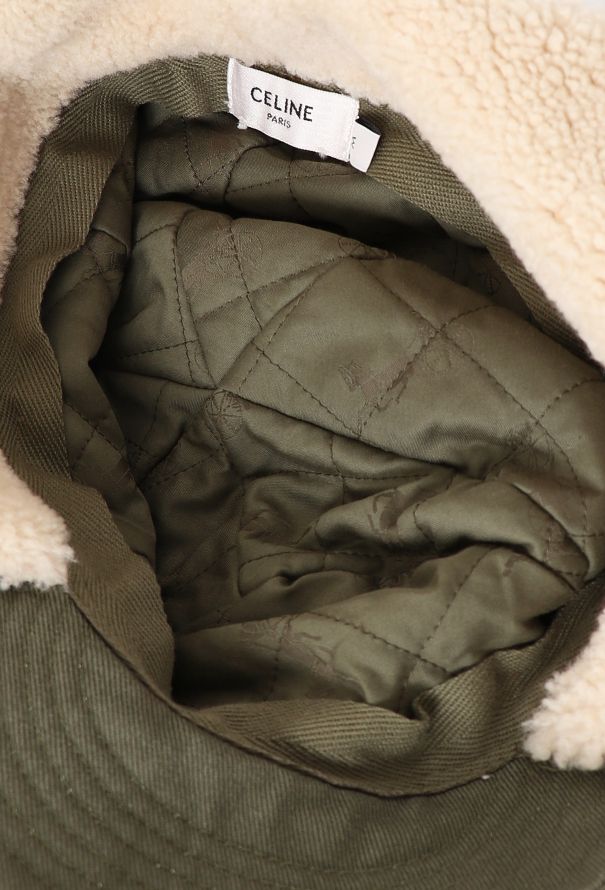 Céline Shearling Triomphe Chapka Hat - 6