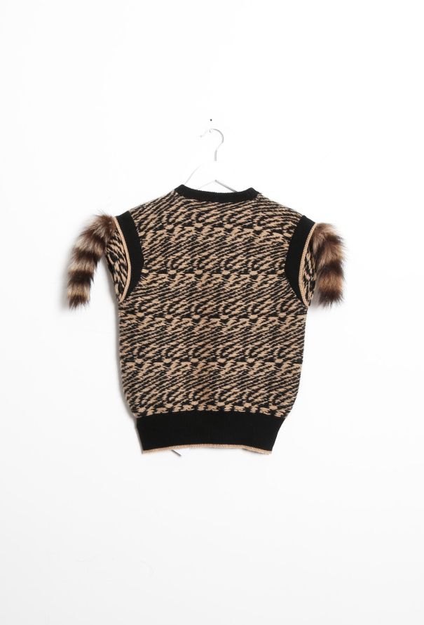 Balenciaga RARE F/W 2000 Cashmere Fur Sweater - 8