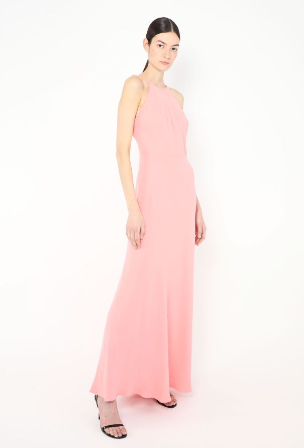 Dior 2016 Pleated Halter Bias Gown - 3