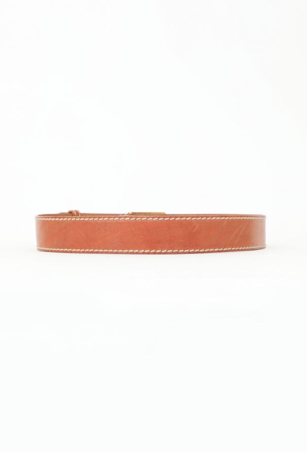 Balenciaga S/S 2008 Embossed Leather Belt - 4