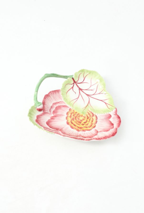 Dior Vintage Ceramic Floral Majolica Dish - 2