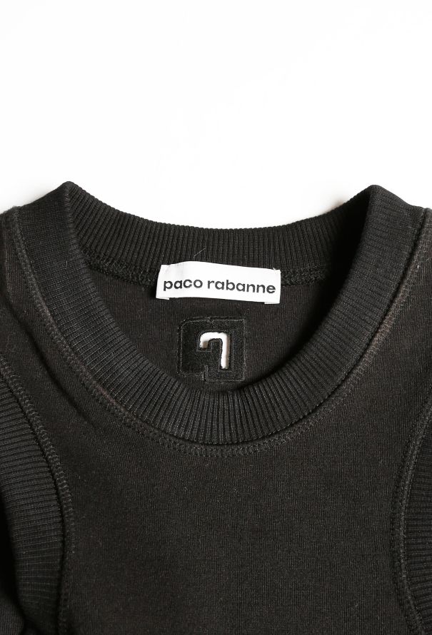 Paco Rabanne Sleeveless Knit Dress Black - 4