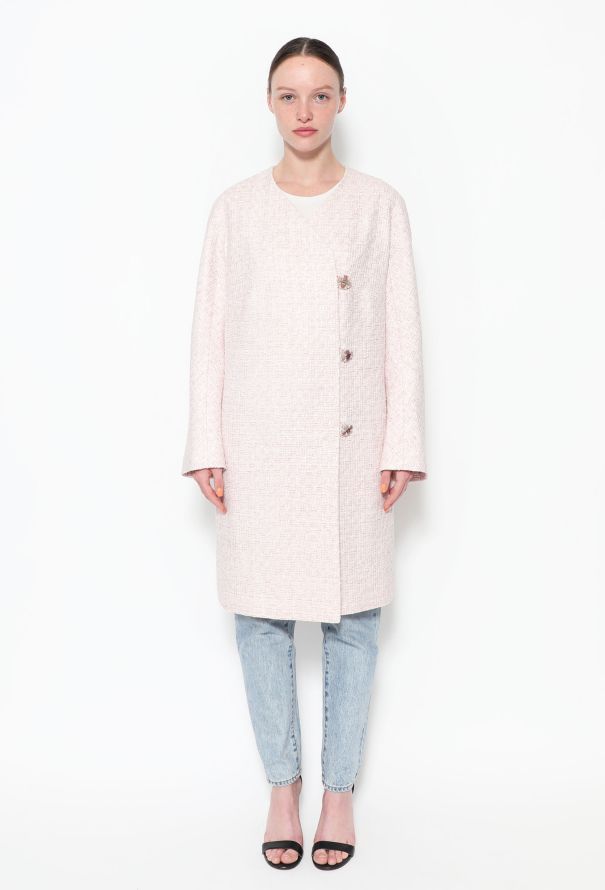 Chanel CAMPAIGN S/S 2016 Iridescent Tweed Coat - 1