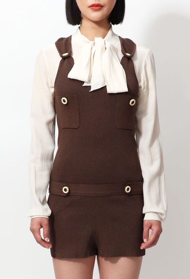 Chloé 2007 Ribbed Knit Romper - 3