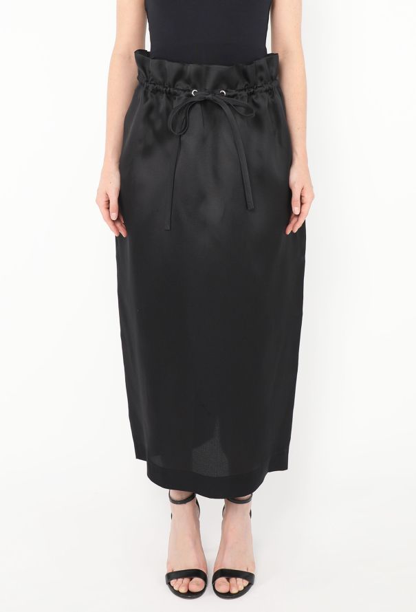 Khaite F/W 2024 Ember Silk Drawstring Skirt - 3