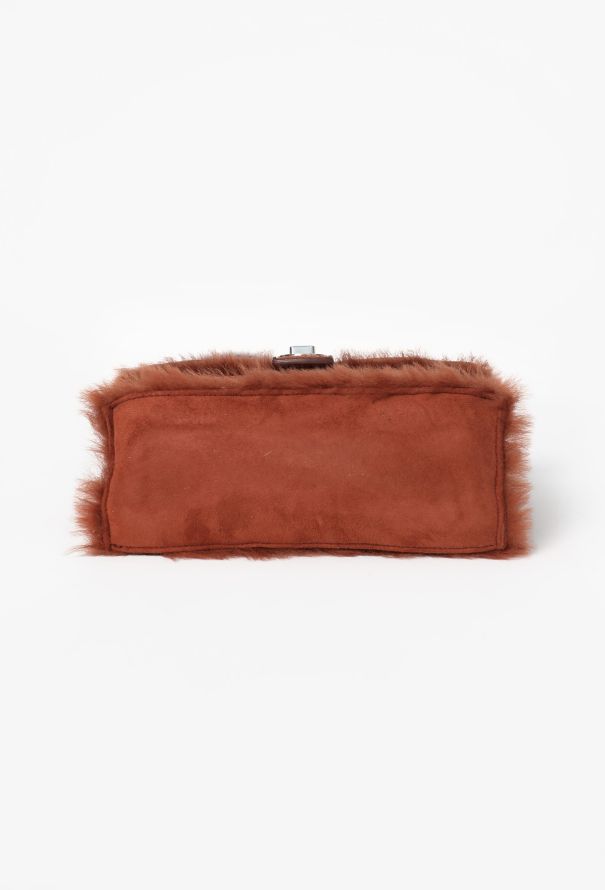 Loro Piana Suede & Shearling-Trim Pouch - 6