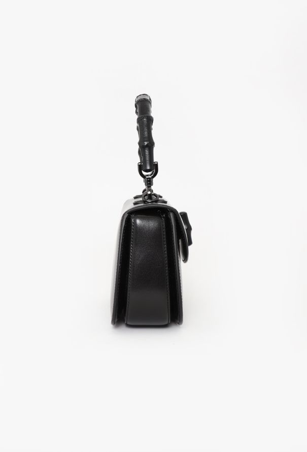 Gucci Black Bamboo 1947 Bag - 5