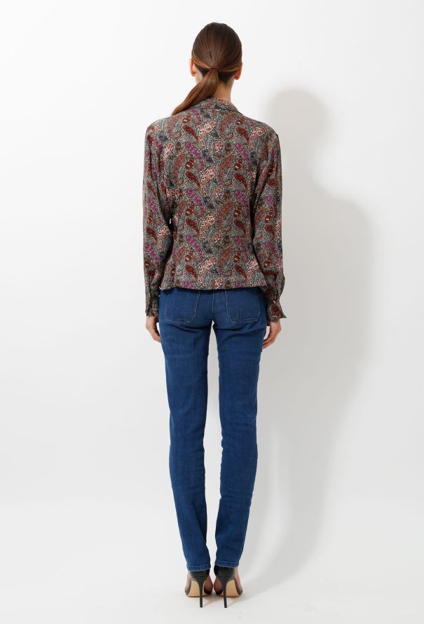 Emanuel Ungaro 70s Paisley Double Breasted Jacket - 5