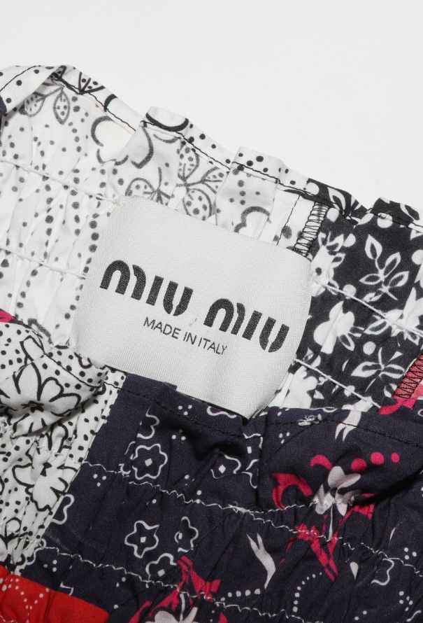 Miu Miu Patchwork Poplin Dress, 2026 - 6