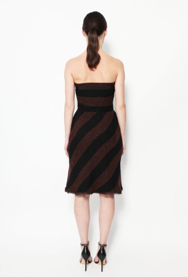 Prada F/W 2000 Striped Wool Dress - 4