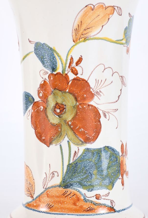 Dior '80s Larucci Hand-Painted Ceramic Vase - 6