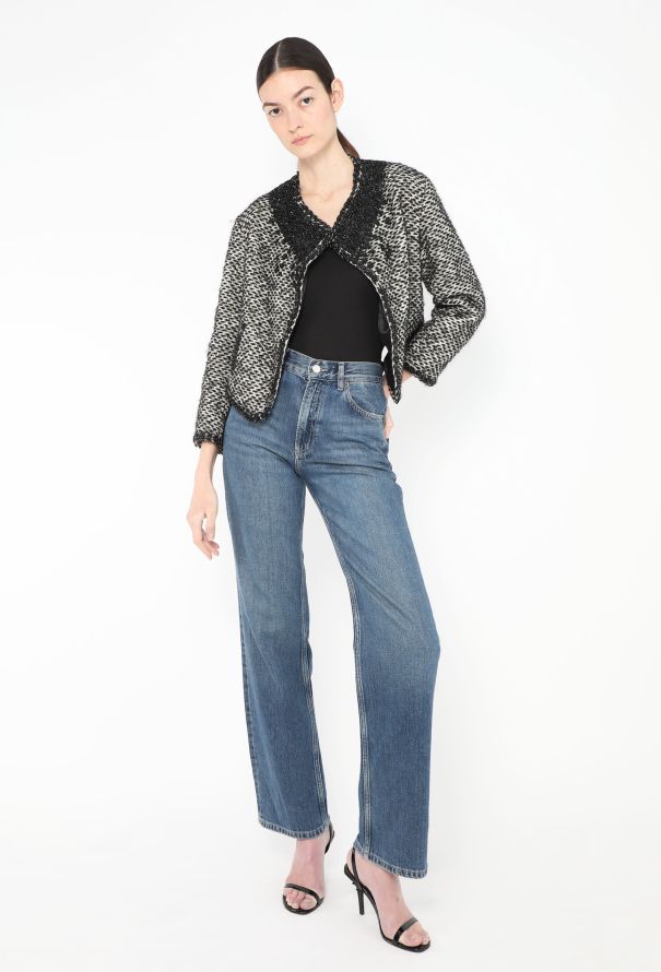 Jean Paul Gaultier Vintage Tweed Gradient Trim Jacket - 4