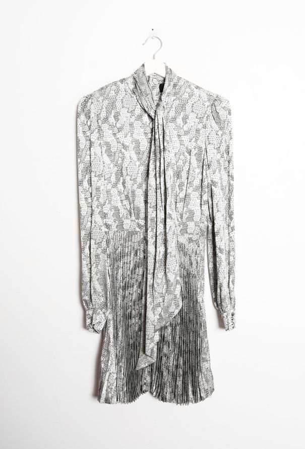 Azzaro F/W 2010 Silk Lavallière Dress - 9
