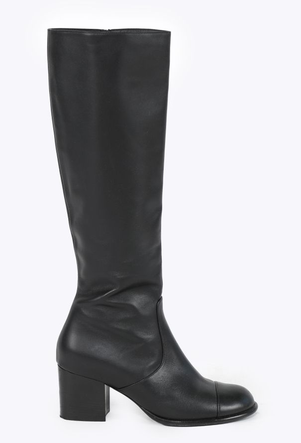 Chanel Leather Knee High Boots, 2024 - 1