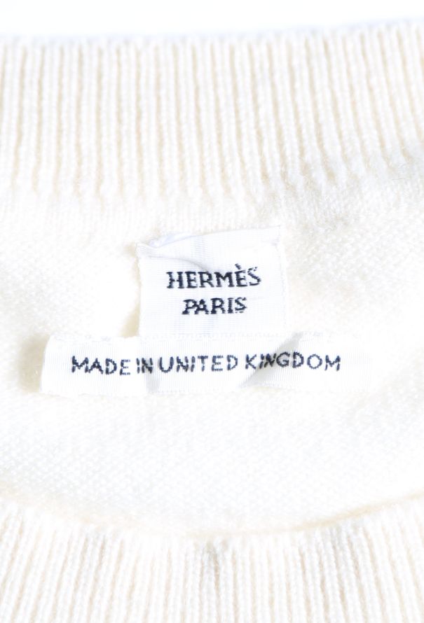 Hermès Stitched Cashmere Sweater - 4