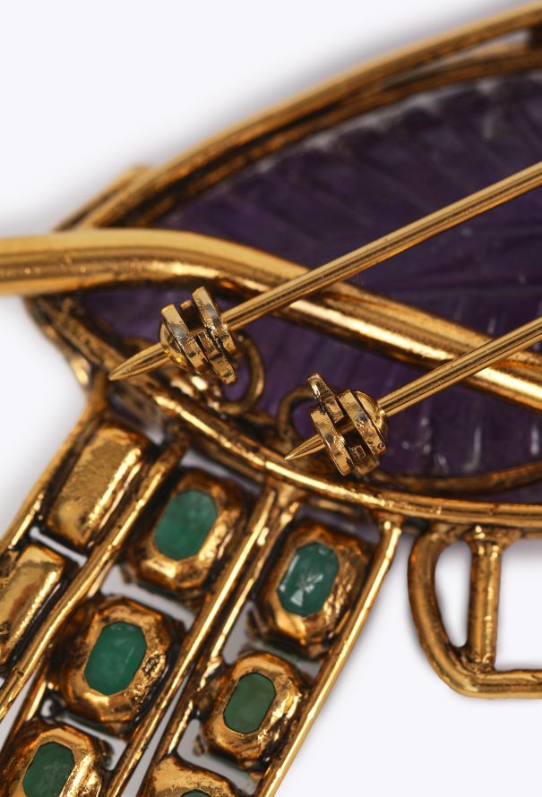 Iradj Moini Embellished Parrot Brooch, 1990s - 8